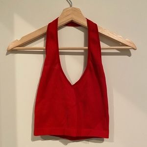 Red halter